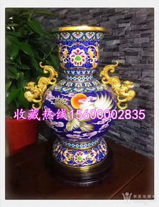 丹鳳朝陽 鵬程萬里鳳耳瓶 戴嘉林大師景泰藍藝術的傳承與創新